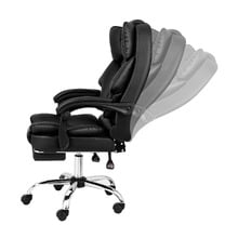 Lauren PU Leather Executive Chair with Footrest